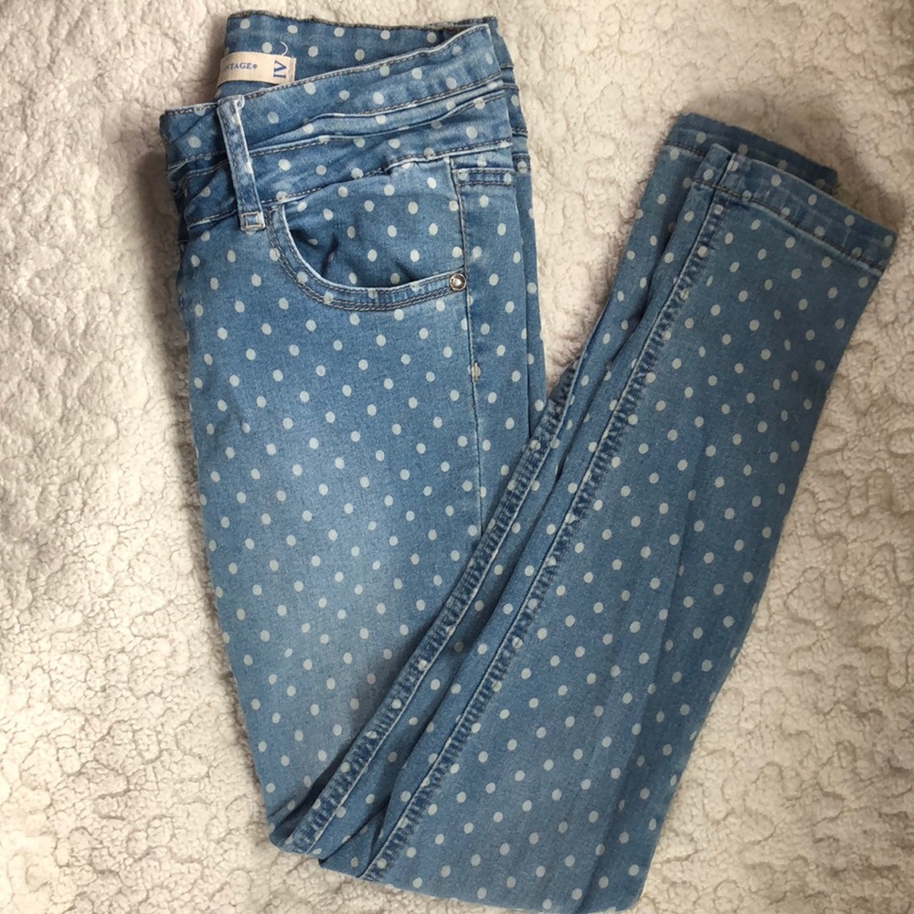 Size 9 polka dot jeans
